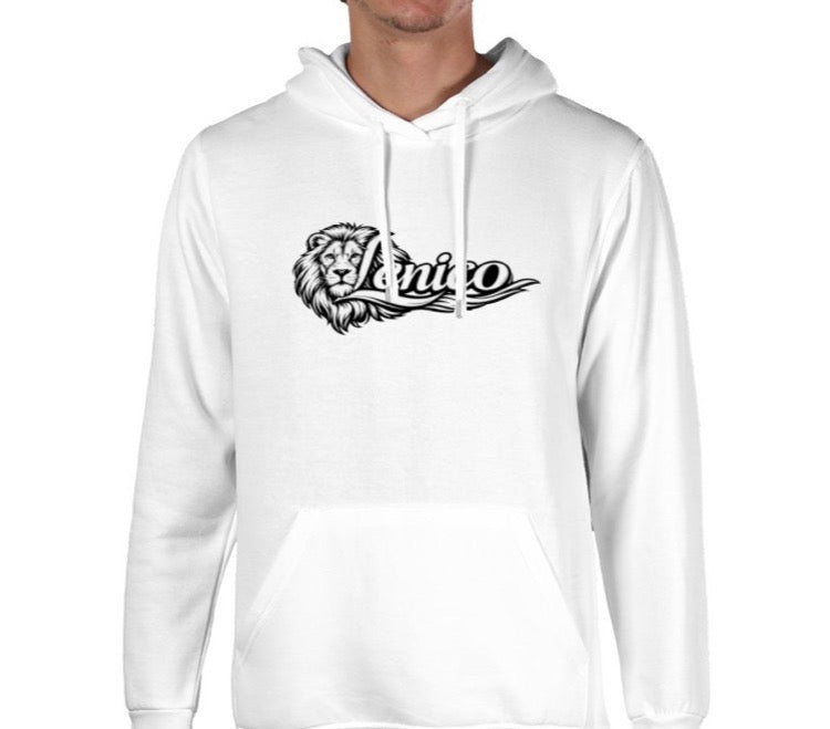 White sig-lion hoodie