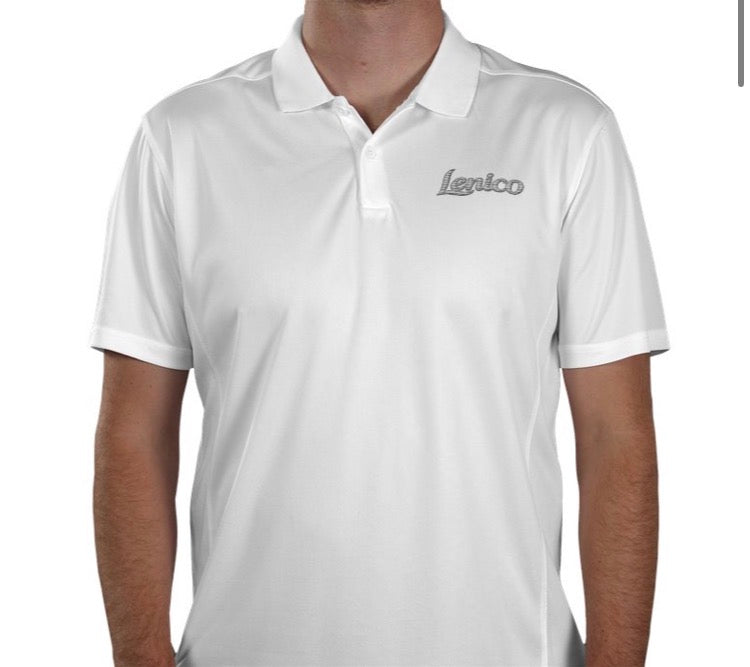 White signature polo shirt