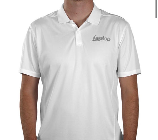 White signature polo shirt